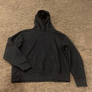 Old navy Black hoodie no drawstrings. Woman’s large